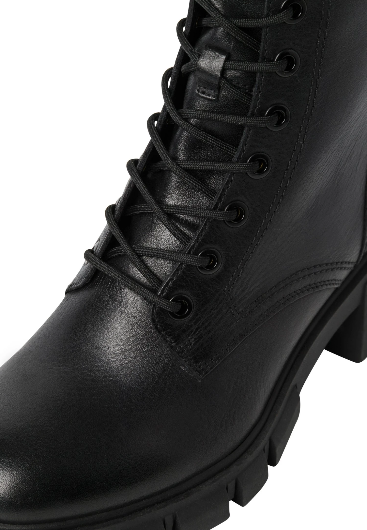 Tamaris Bottines À Plateau - Black Leather 6 Tamaris Bottines À Plateau - Black Leather – Image 6