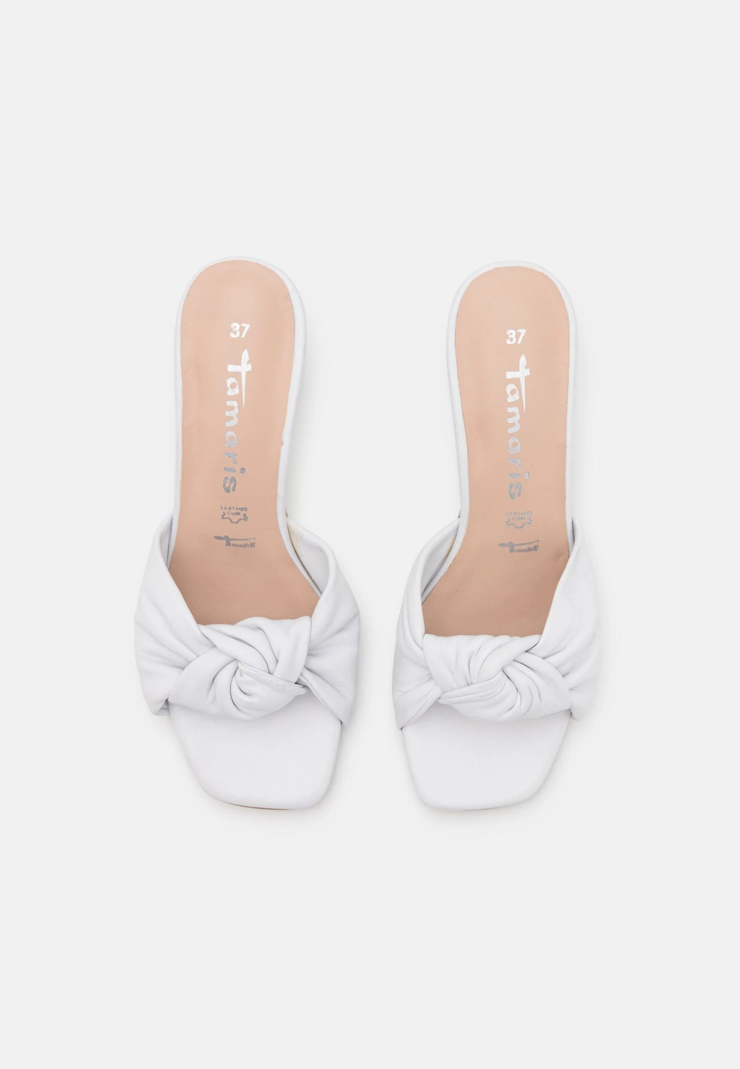 Tamaris Mules À Talons - White 6 Tamaris Mules À Talons - White – Image 6
