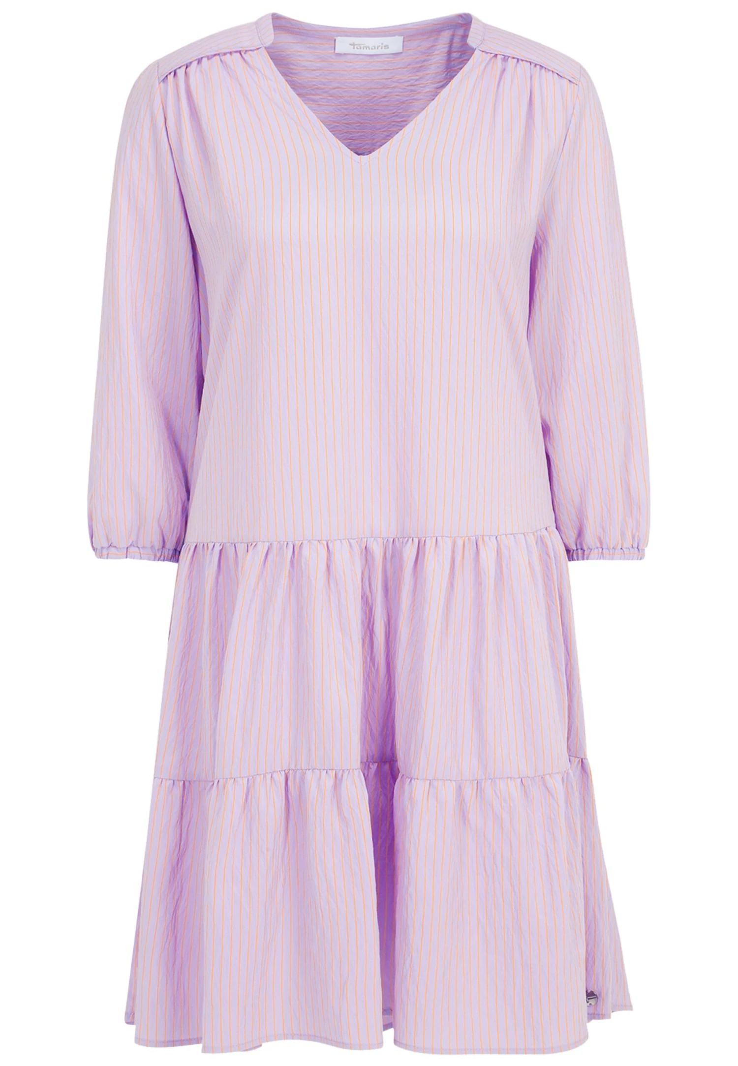 Tamaris Robe De Jour - Lavender Dusty Orange Striped 3 Tamaris Robe De Jour - Lavender Dusty Orange Striped â Image 3