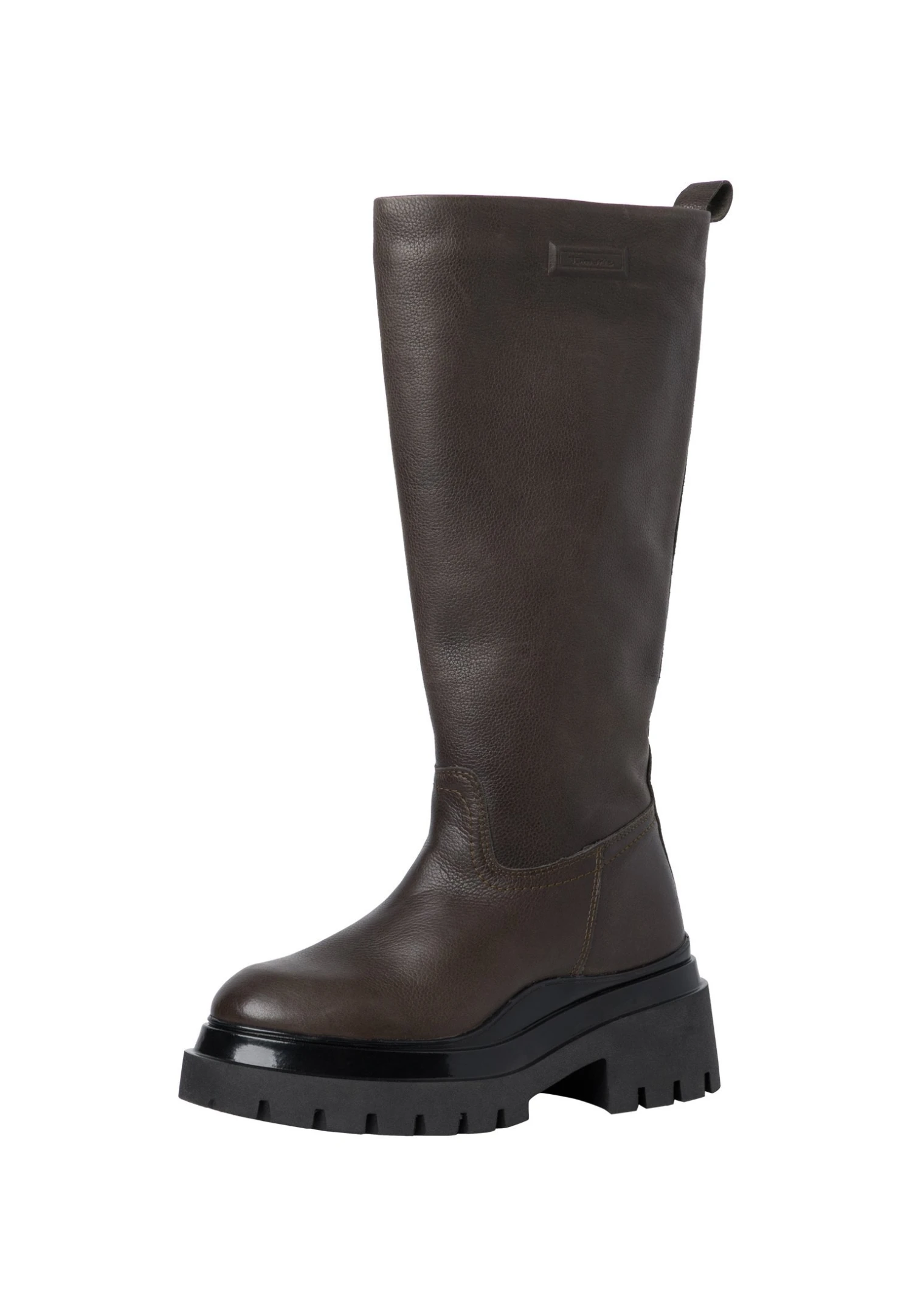 Tamaris Bottes À Plateau - Olive 3 Tamaris Bottes À Plateau - Olive – Image 3