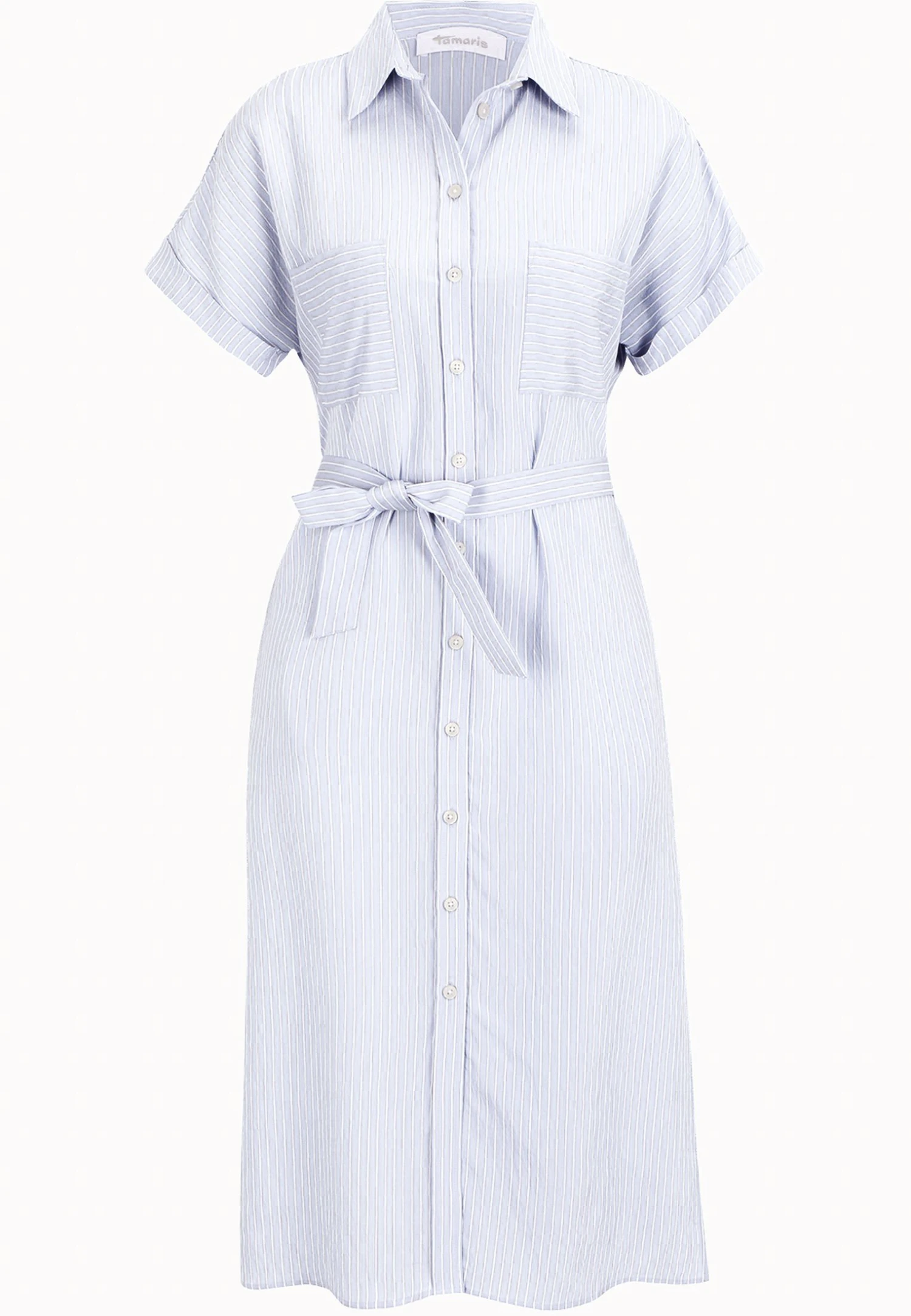 Tamaris Aomori Striped - Robe Chemise - Blau 5 Tamaris Aomori Striped - Robe Chemise - Blau – Image 5