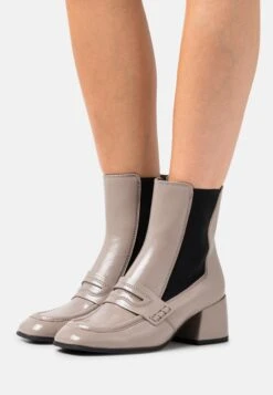 Tamaris Bottines À Talons Hauts - Taupe