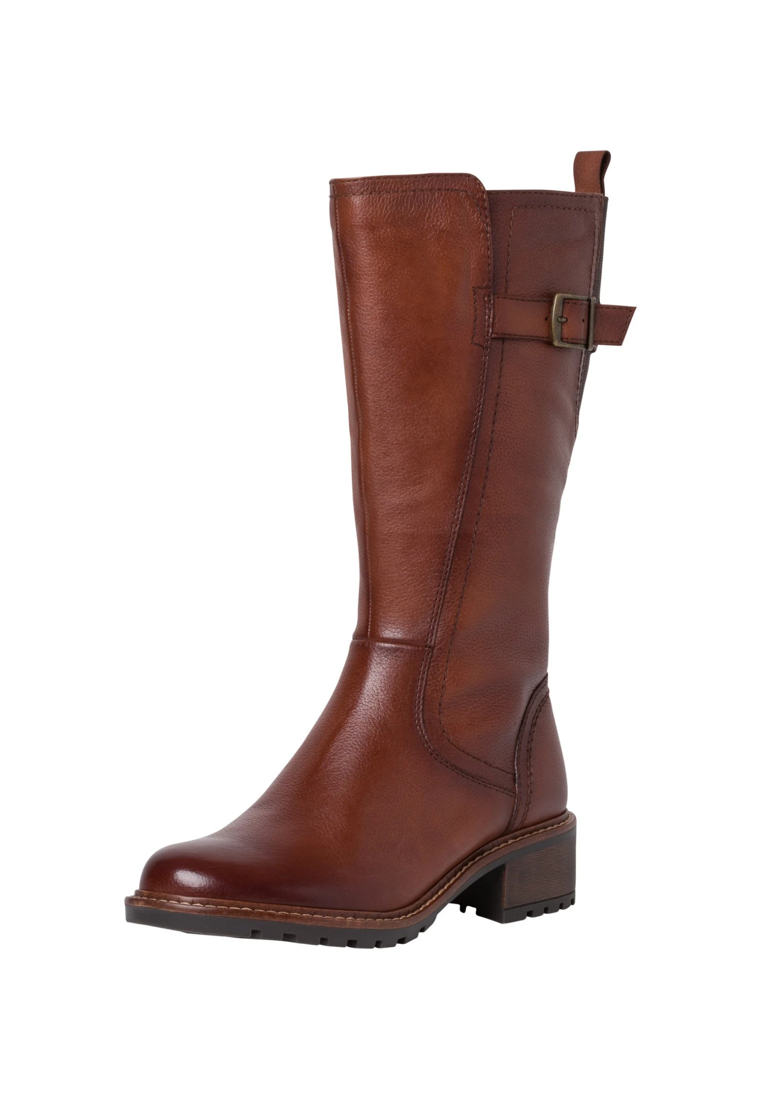 Tamaris Bottes À Plateau - Chestnut 2 Tamaris Bottes À Plateau - Chestnut – Image 2