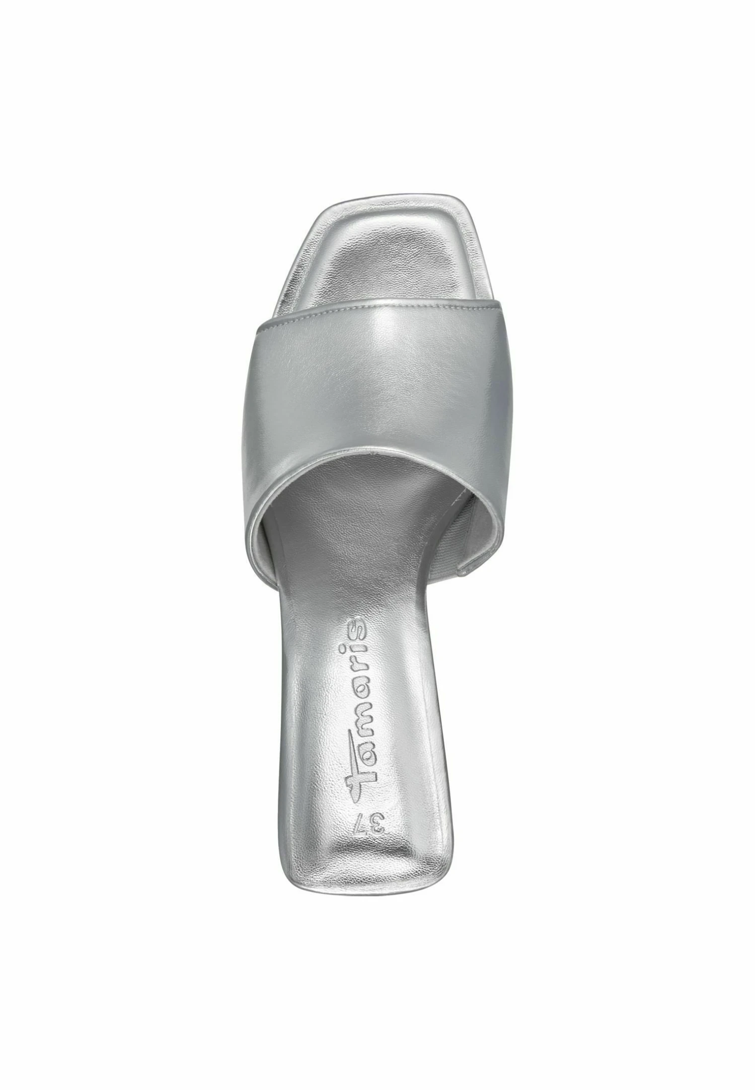 Tamaris Mules À Talons - Silver 3 Tamaris Mules À Talons - Silver – Image 3