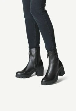 Tamaris Bottines À Plateau - Black Matt