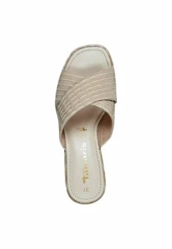 Tamaris Mules À Talons - Beige Ivory -Zalando 1a7c8de96c0048d094112756341a459b