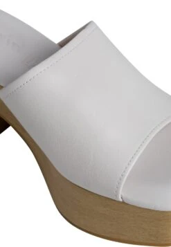 Tamaris Mules À Talons - White Leather 10 Tamaris Mules À Talons - White Leather -Zalando 2422f62092b84b3b83092257630293ab
