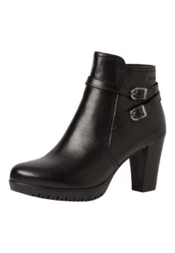 Tamaris Boots À Talons - Black Leather -Zalando 2bbe97ce676b4ff38caaea21f3819c5d