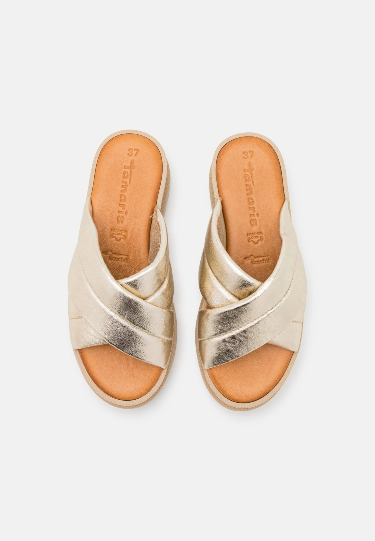 Tamaris Mules À Talons - Light Gold 6 Tamaris Mules À Talons - Light Gold – Image 6