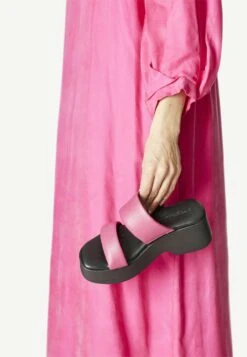 Tamaris Mules À Talons - Fuxia Black