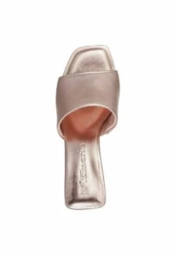 Tamaris Mules À Talons - Powder Metall. -Zalando 39b2081801f3477c9c4c07d9463596a0
