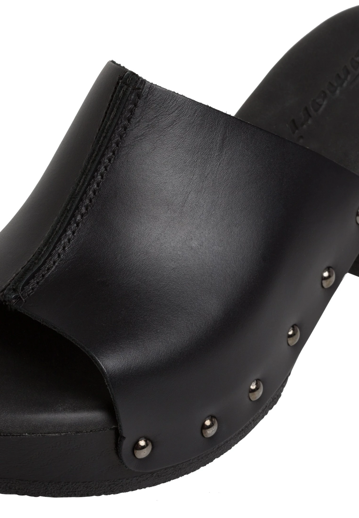 Tamaris Mules À Talons - Black Leather 6 Tamaris Mules À Talons - Black Leather – Image 6