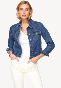 Tamaris Veste En Jean - Mid Blue Denim
