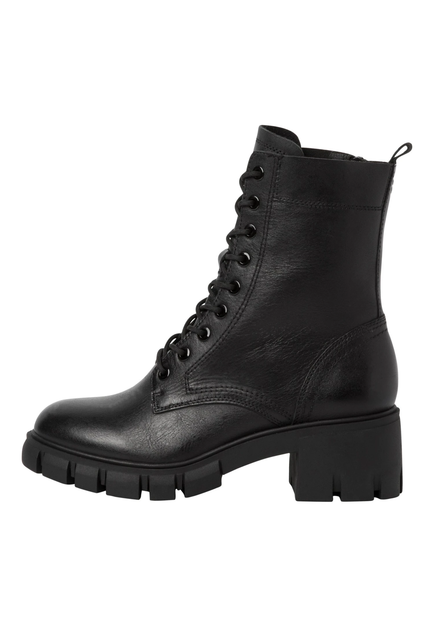 Tamaris Bottines À Plateau - Black Leather 1 Tamaris Bottines À Plateau - Black Leather