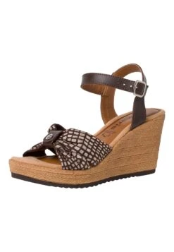 Tamaris Sandales Compensées - Chocolate Dots -Zalando 413fbc2c29744d2284c7b2efdcf9eb54