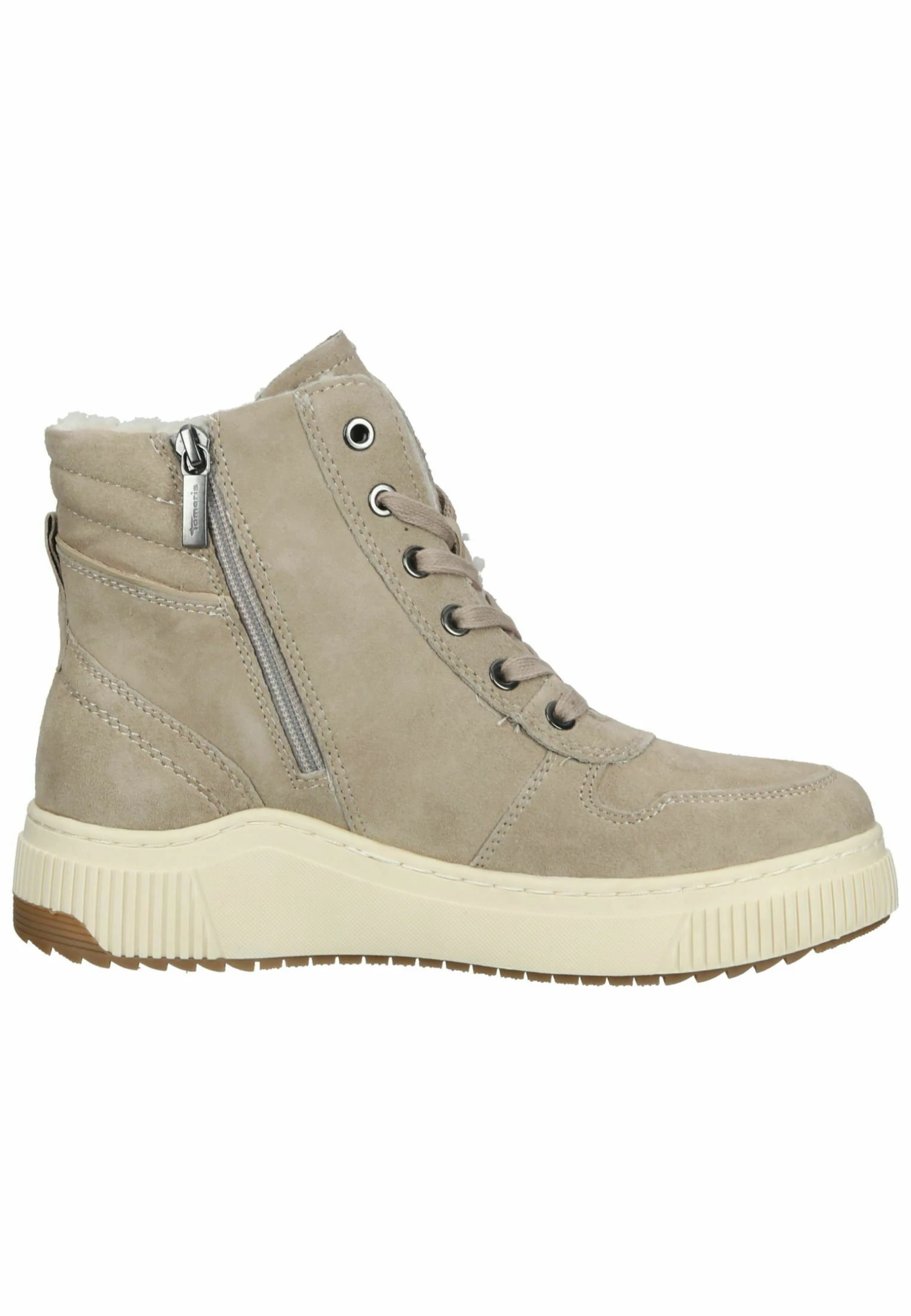 Tamaris Bottines À Lacets - Taupe 7 Tamaris Bottines À Lacets - Taupe – Image 7