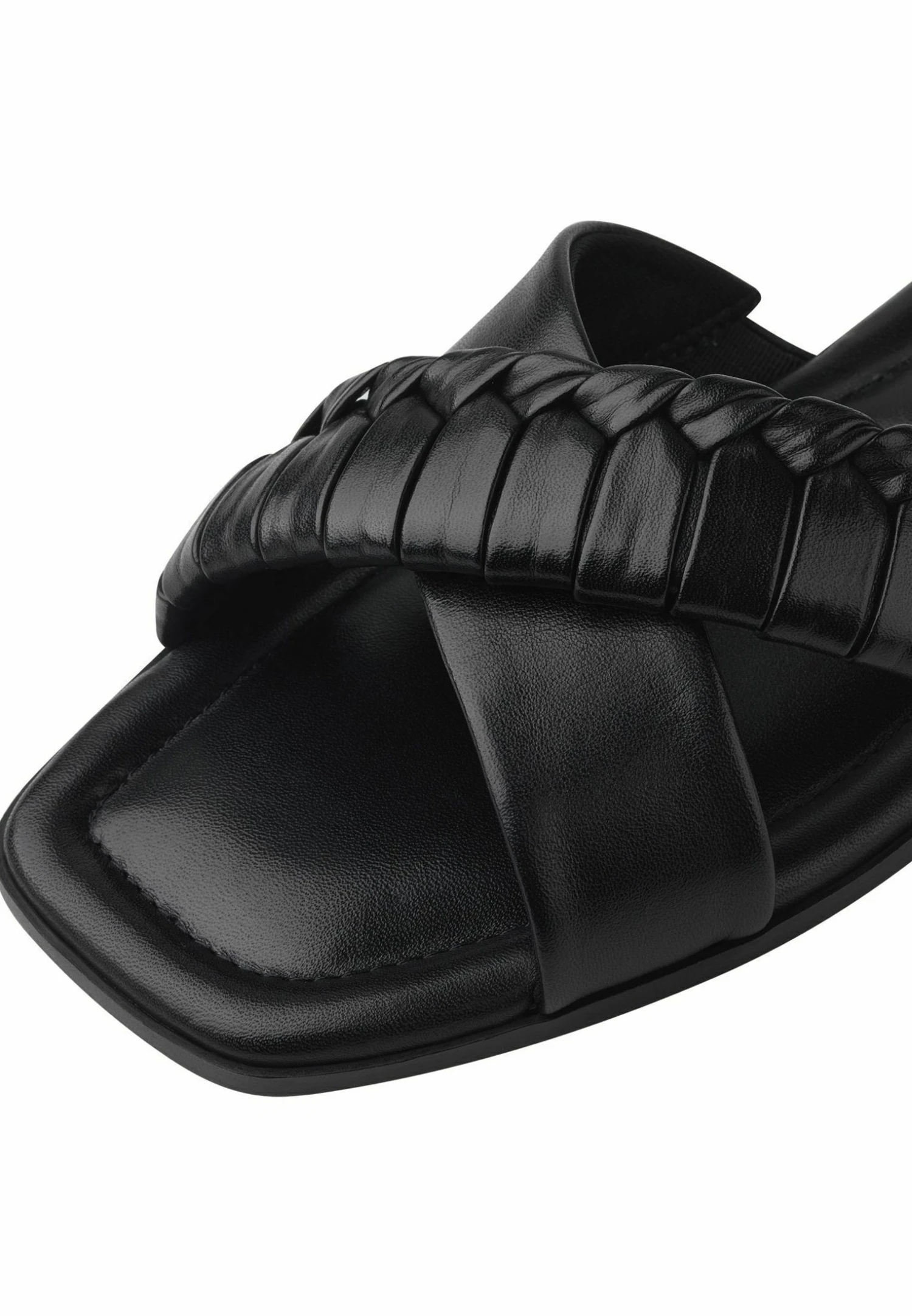 Tamaris Mules - Black Leather 7 Tamaris Mules - Black Leather – Image 7