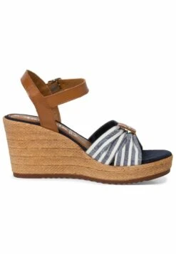 Tamaris Sandales Compensées - Cuoio Stripes -Zalando 43728a281af44b3db74ae4781c54ab3d