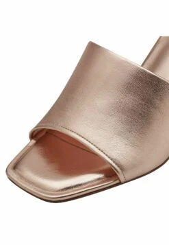 Tamaris Mules À Talons - Powder Metall. -Zalando 493e1ac399b44b769fb6d9aba61cc2bc