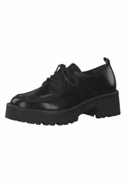Tamaris Halbschuh - Chaussures À Lacets - Black -Zalando 49525352d9064ba4b80fe665db4dff12
