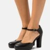 Tamaris Escarpins À Plateforme - Black Matt