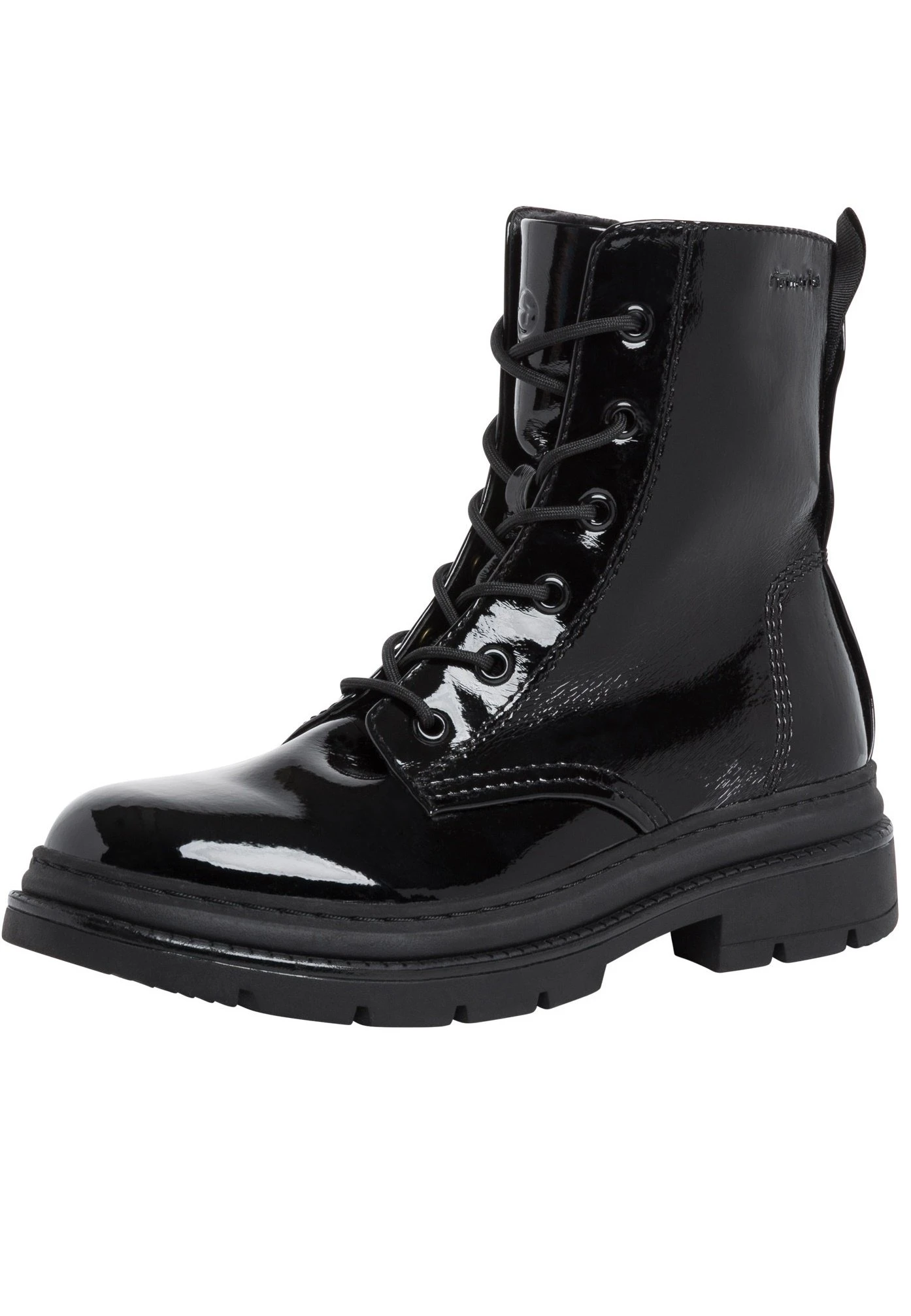 Tamaris Bottines À Plateau - Black Patent 3 Tamaris Bottines À Plateau - Black Patent – Image 3