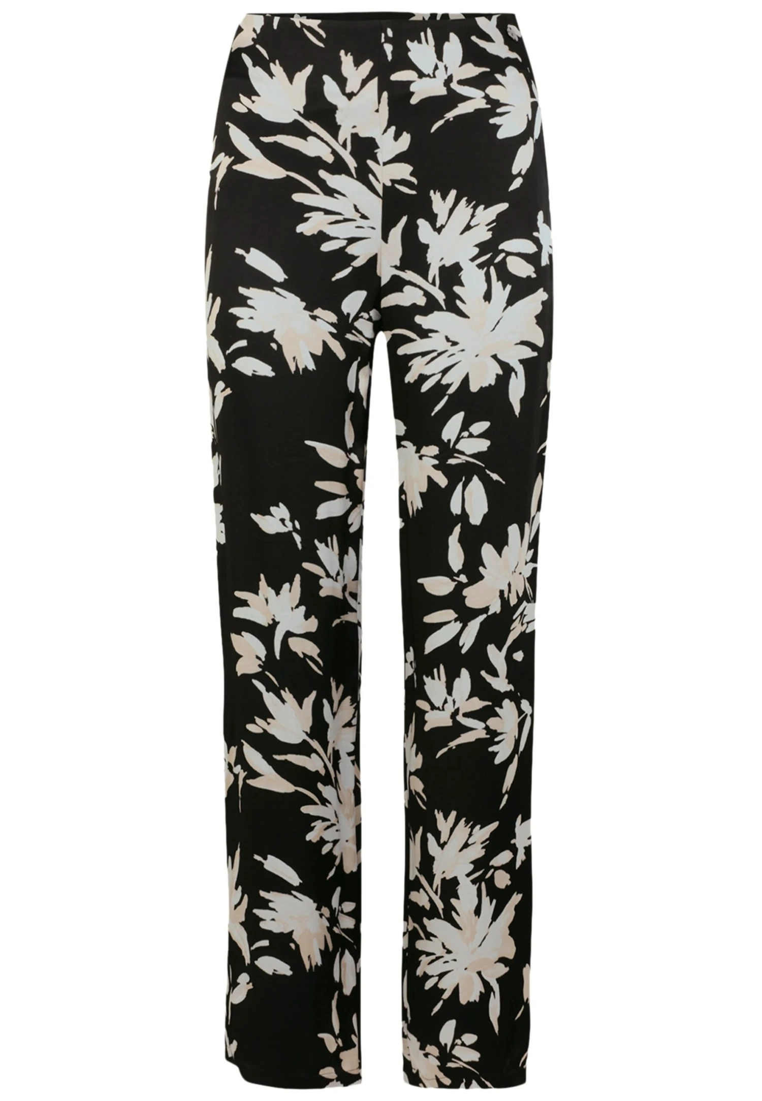 Tamaris Taw - Pantalon Classique - Black Flower Aop 3 Tamaris Taw - Pantalon Classique - Black Flower Aop – Image 3