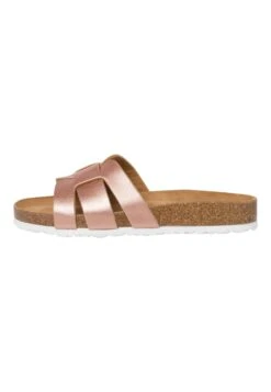 Tamaris Mules - Rose Gold