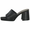 Tamaris Mules À Talons - Black Leather