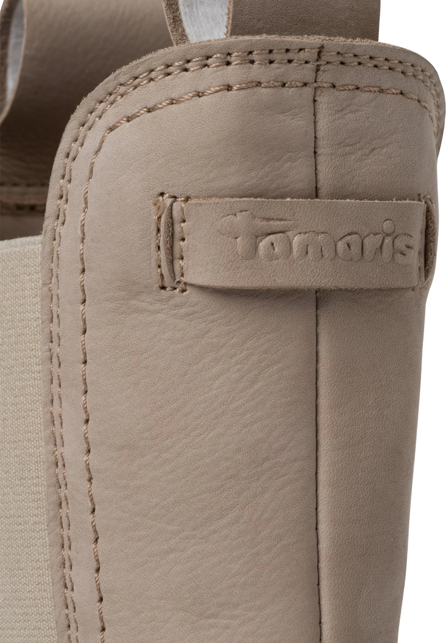 Tamaris Bottines À Plateau - Taupe Nubuc 5 Tamaris Bottines À Plateau - Taupe Nubuc – Image 5