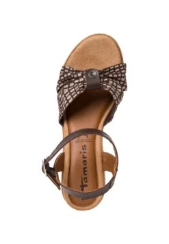 Tamaris Sandales Compensées - Chocolate Dots -Zalando 58d6cff56224453381f884241f8911fe