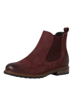 Tamaris Chelsea - Boots À Talons - Red Nubuc -Zalando 59955c400b8d4cd29029b5df50a7554a
