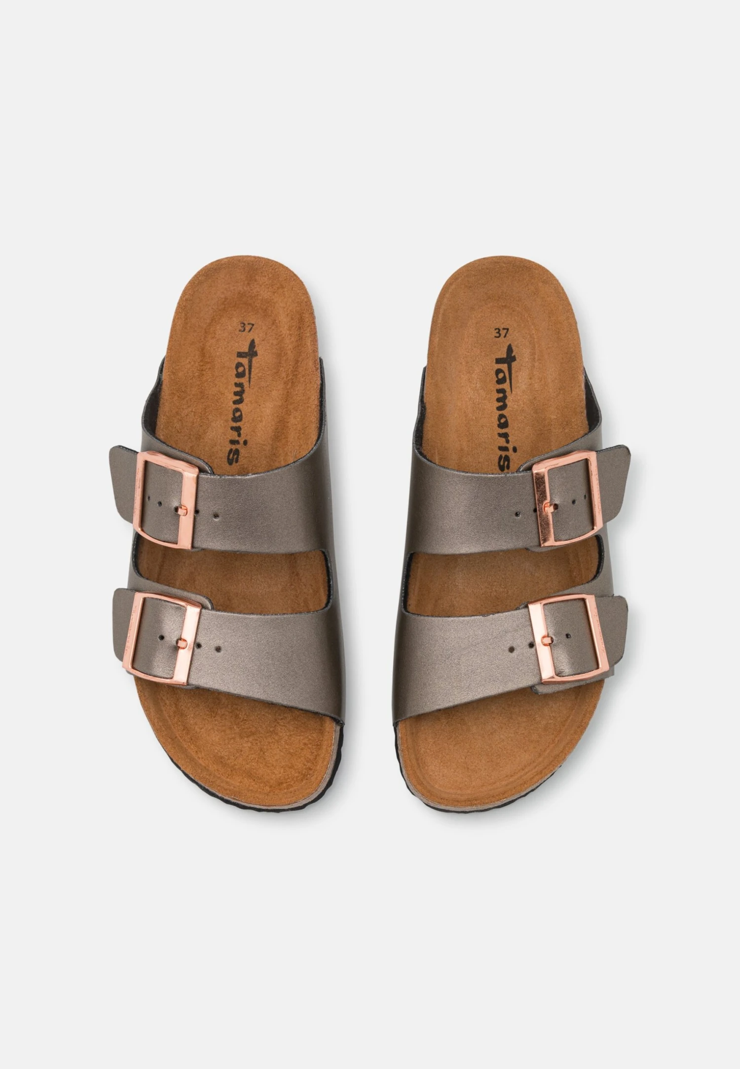 Tamaris Mules - Anthracite 4 Tamaris Mules - Anthracite – Image 4