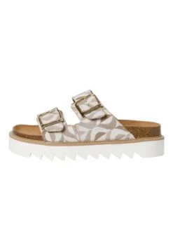 Tamaris Mules - Olive