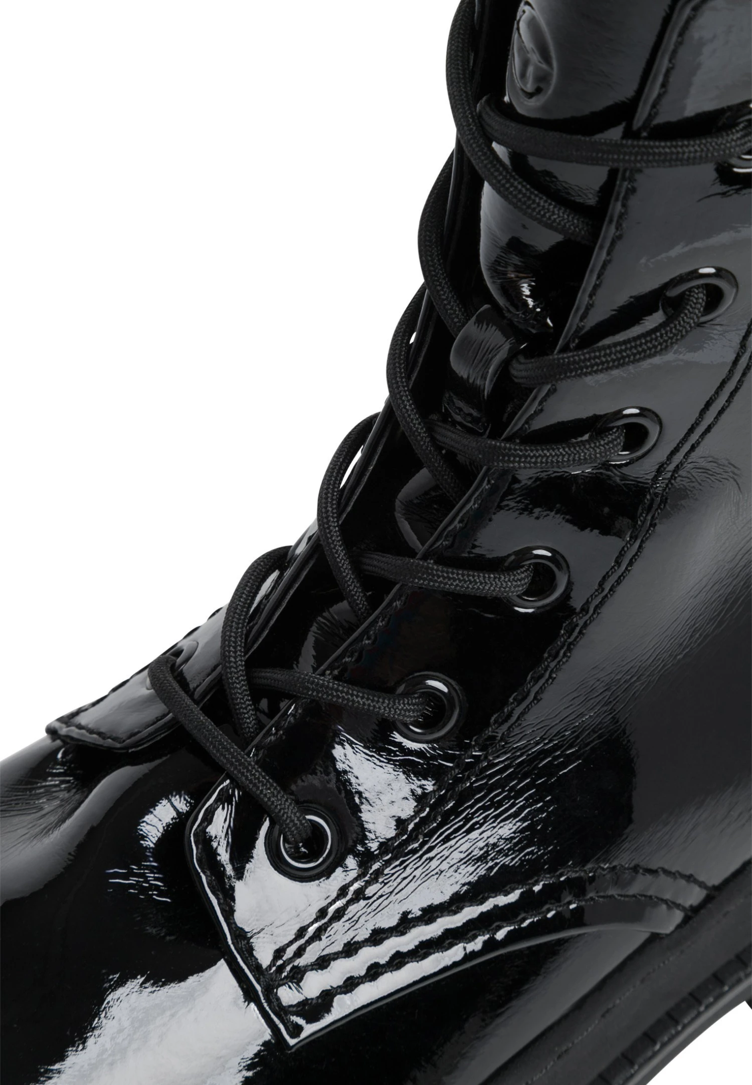 Tamaris Bottines À Plateau - Black Patent 6 Tamaris Bottines À Plateau - Black Patent – Image 6