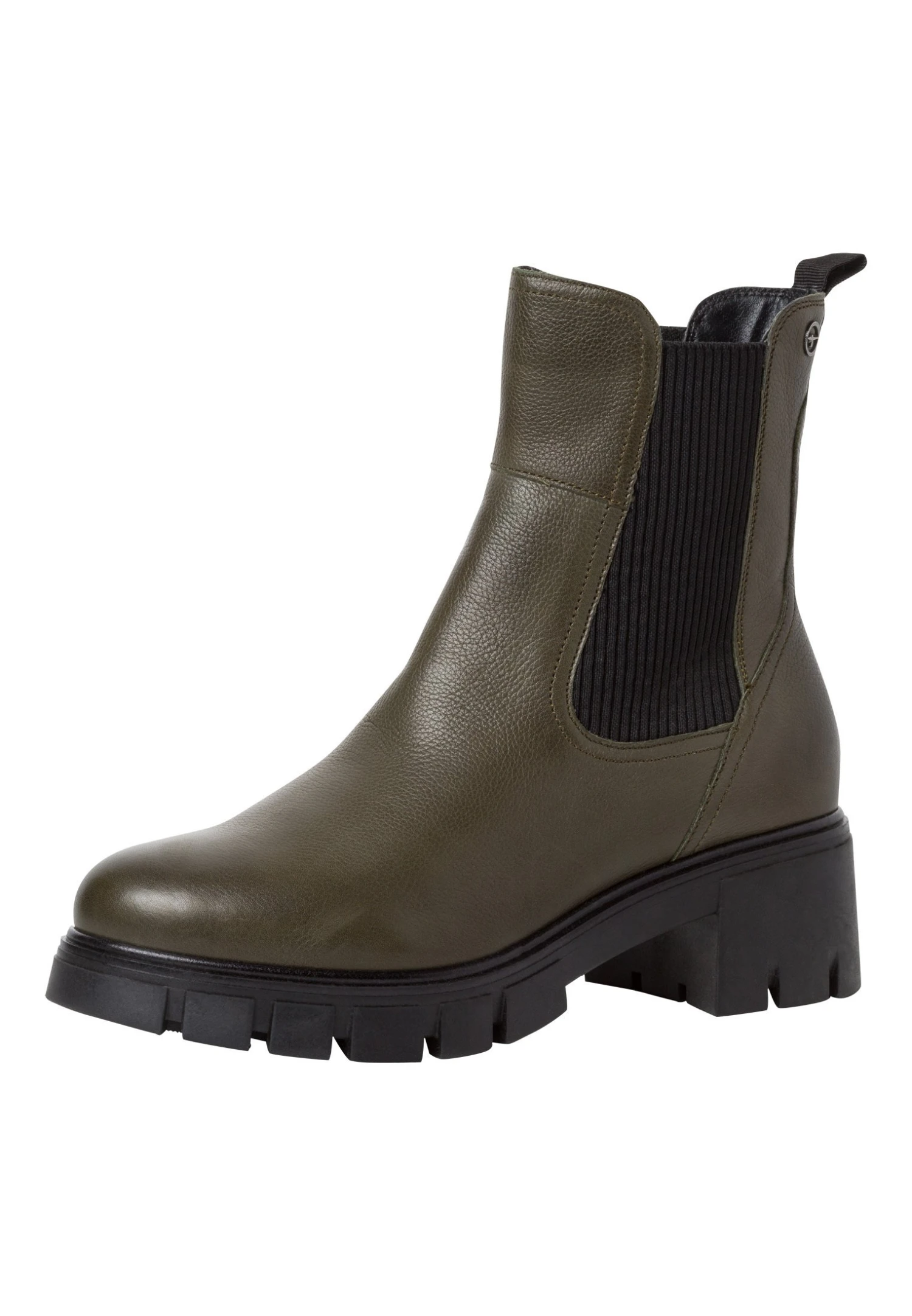 Tamaris Bottines À Plateau - Olive 2 Tamaris Bottines À Plateau - Olive – Image 2