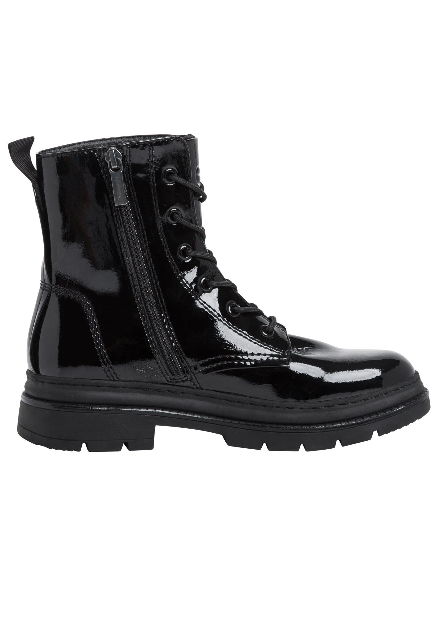 Tamaris Bottines À Plateau - Black Patent 7 Tamaris Bottines À Plateau - Black Patent – Image 7