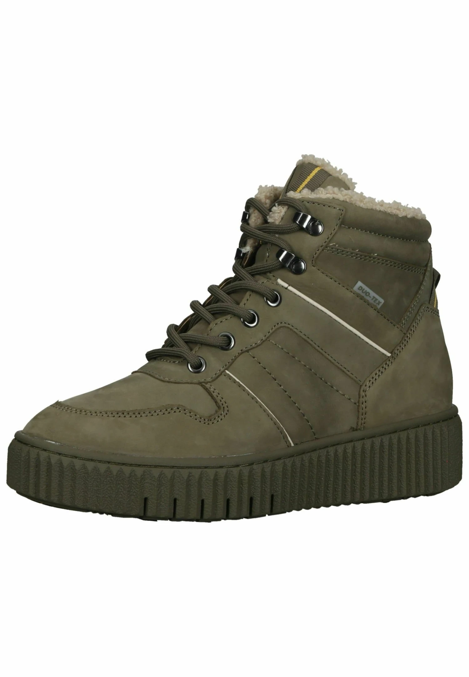 Tamaris Baskets Montantes - Light Khaki 2 Tamaris Baskets Montantes - Light Khaki – Image 2