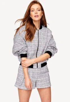 Tamaris Atlantis Structure - Blouson Bomber - Off WhiteBlack