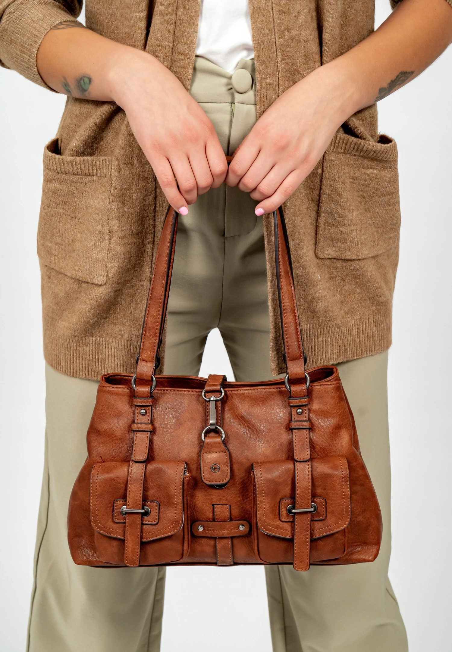 Tamaris Sac Bandoulière - Cognac 2 Tamaris Sac Bandoulière - Cognac – Image 2