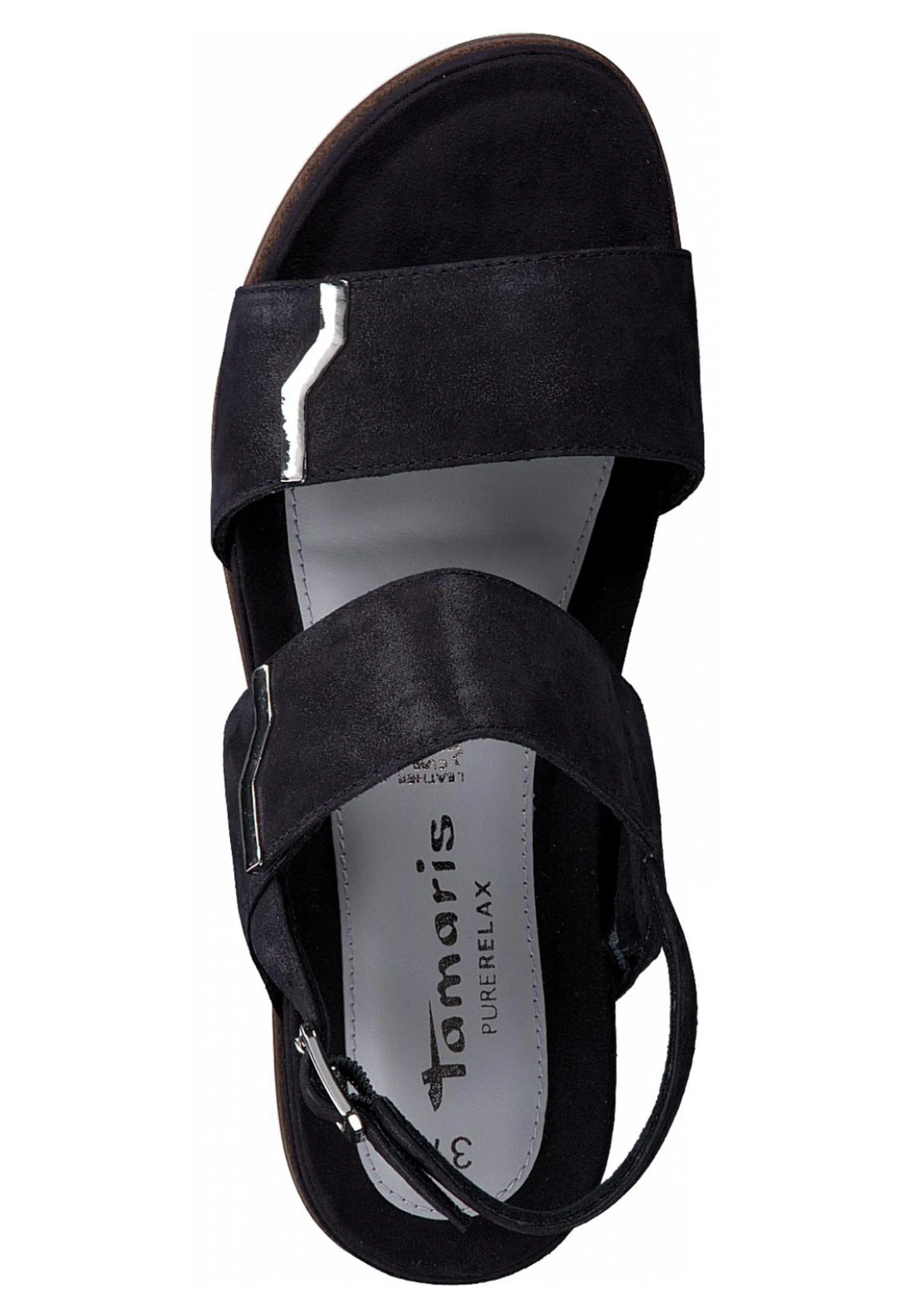 Tamaris Sandales Compensées - Navy Pearl Sue 2 Tamaris Sandales Compensées - Navy Pearl Sue – Image 2