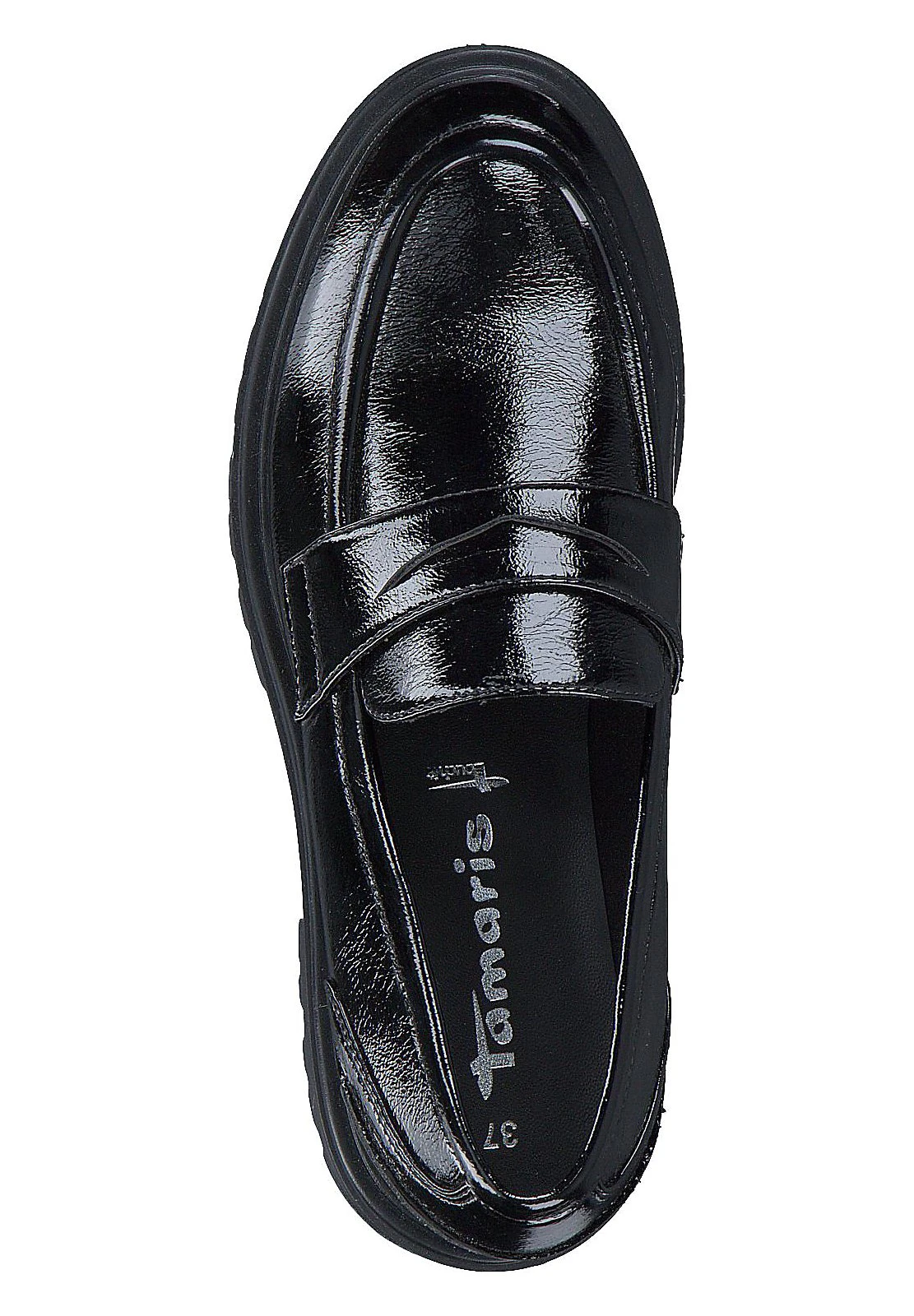 Tamaris Online Exclusive - Mocassins - Black Patent 3 Tamaris Online Exclusive - Mocassins - Black Patent – Image 3