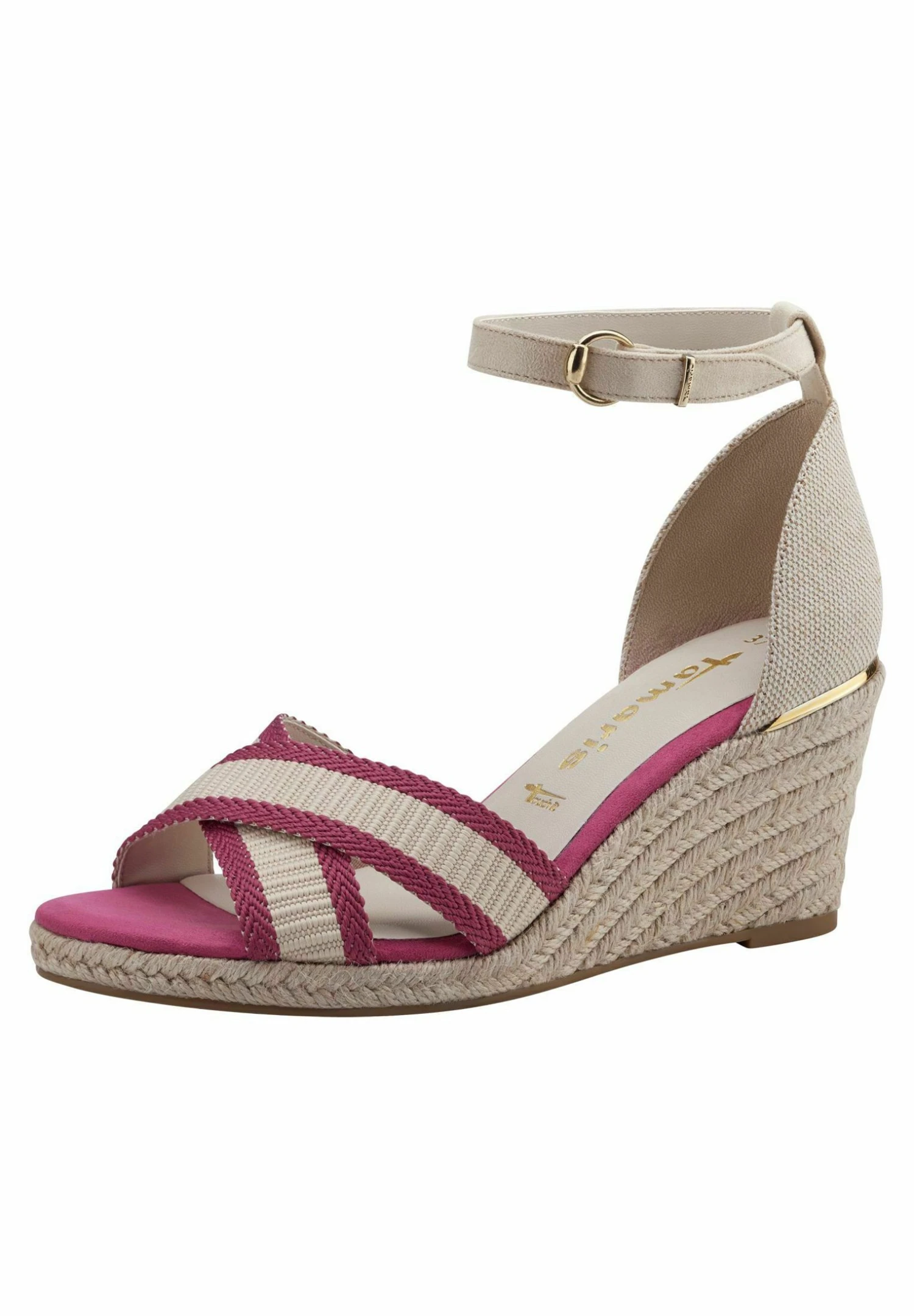 Tamaris Sandales Compensées - Raspberry 2 Tamaris Sandales Compensées - Raspberry – Image 2