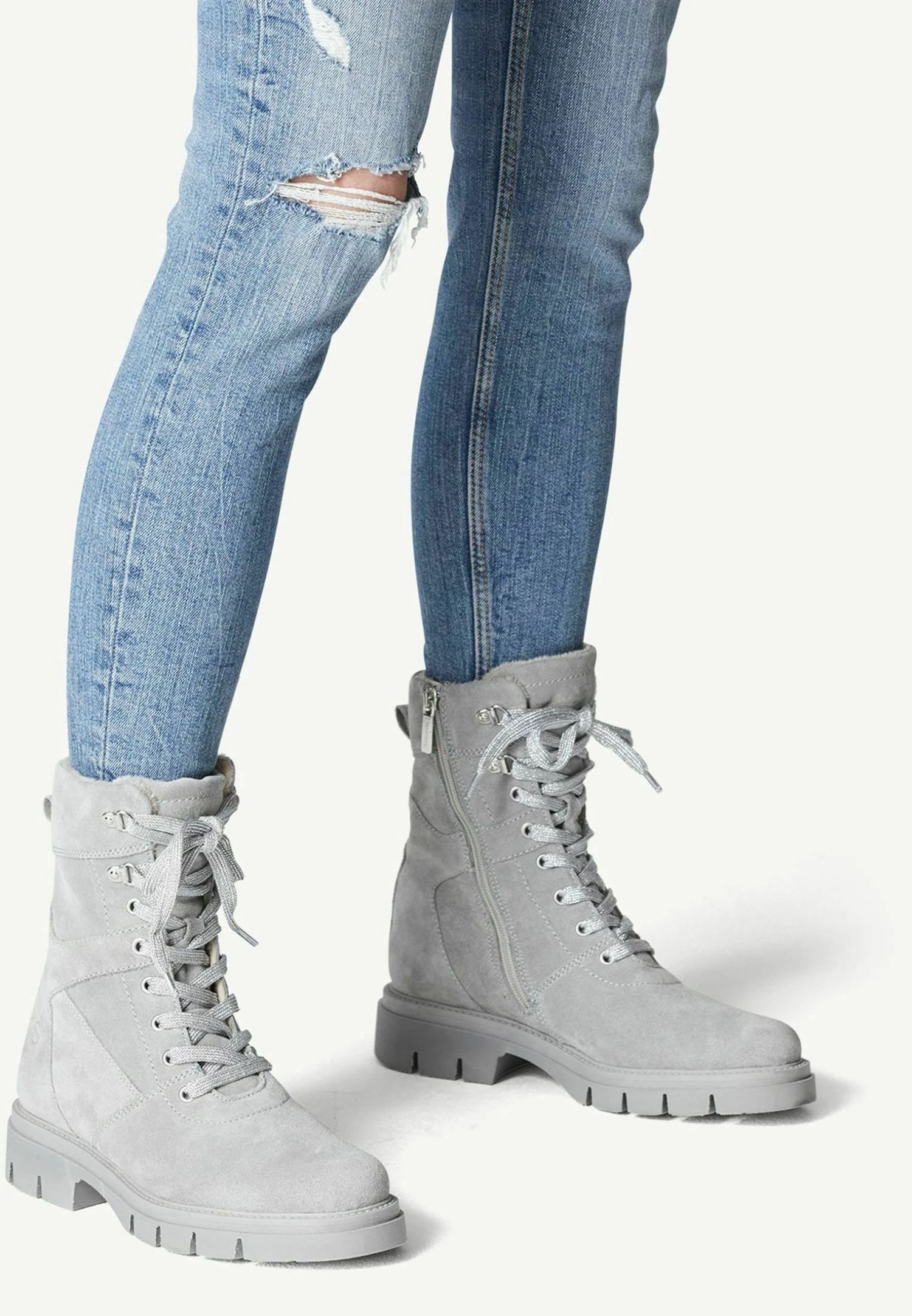 Tamaris Stiefelette - Bottes De Neige - Light Grey 1 Tamaris Stiefelette - Bottes De Neige - Light Grey