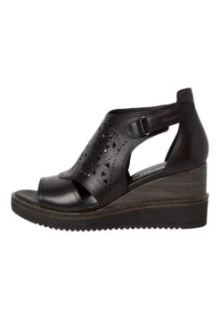 Tamaris Sandales Compensées - Black