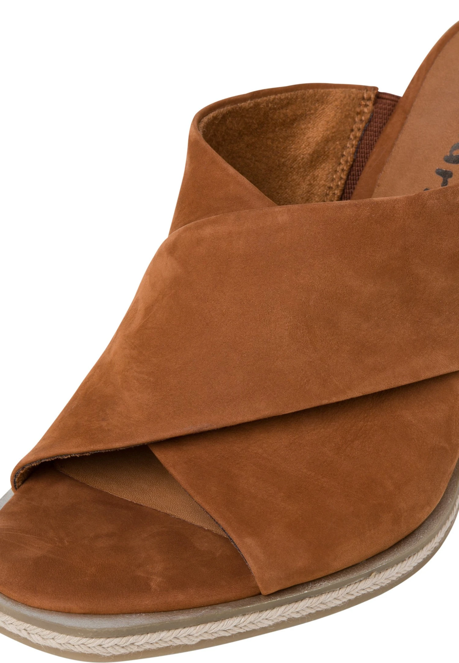 Tamaris Mules À Talons - Cognac Nubuc 7 Tamaris Mules À Talons - Cognac Nubuc – Image 7