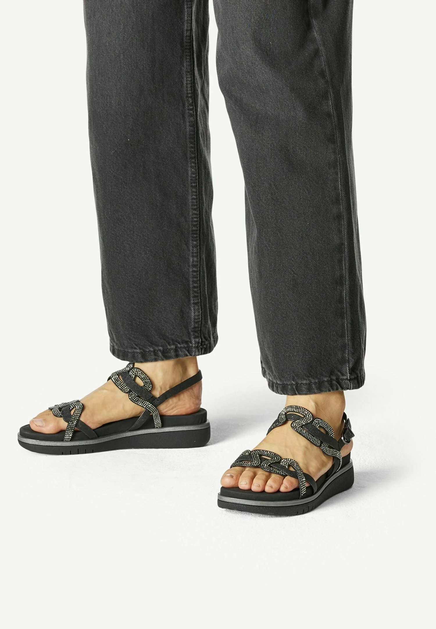 Tamaris Sandales À Plateforme - Black 1 Tamaris Sandales À Plateforme - Black