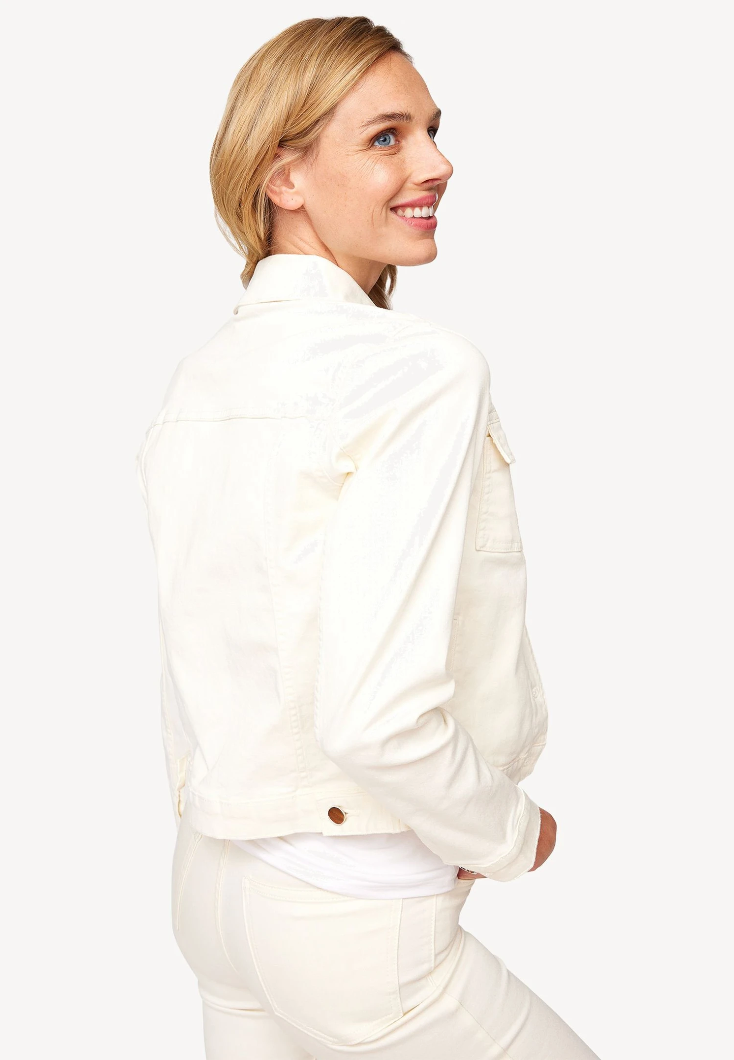 Tamaris Taw - Veste En Jean - Papyrus 2 Tamaris Taw - Veste En Jean - Papyrus – Image 2