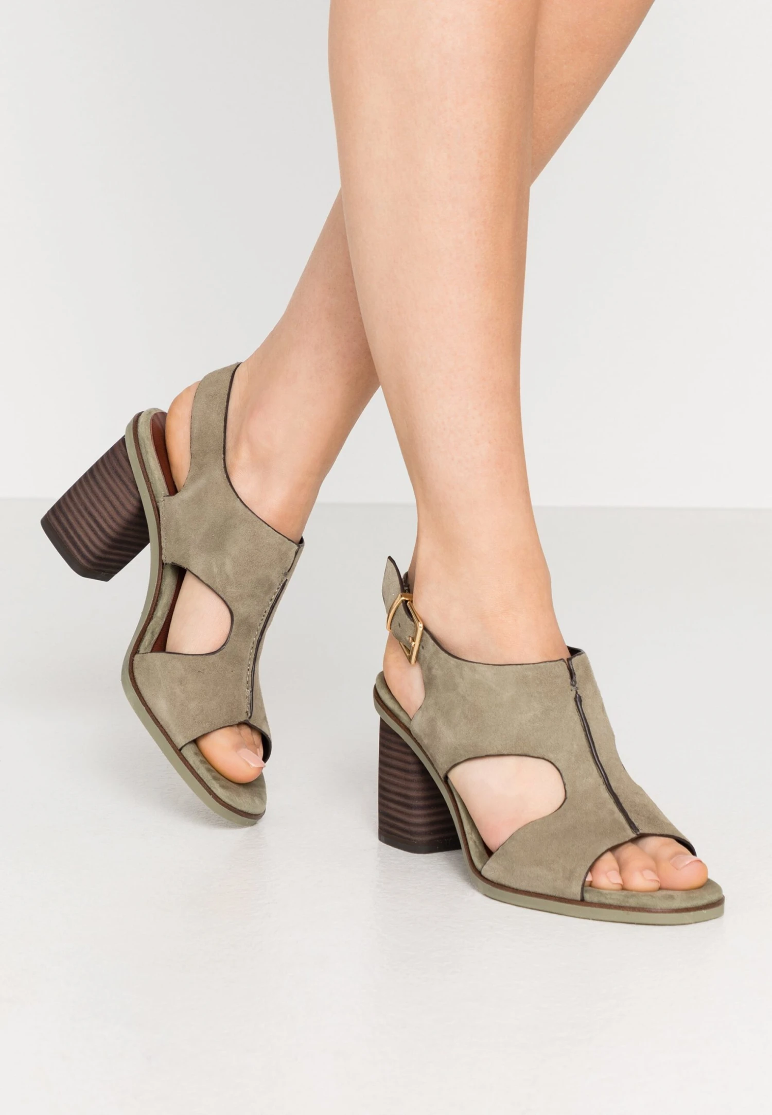 Tamaris Sandales À Talons Hauts - Light Olive 1 Tamaris Sandales À Talons Hauts - Light Olive