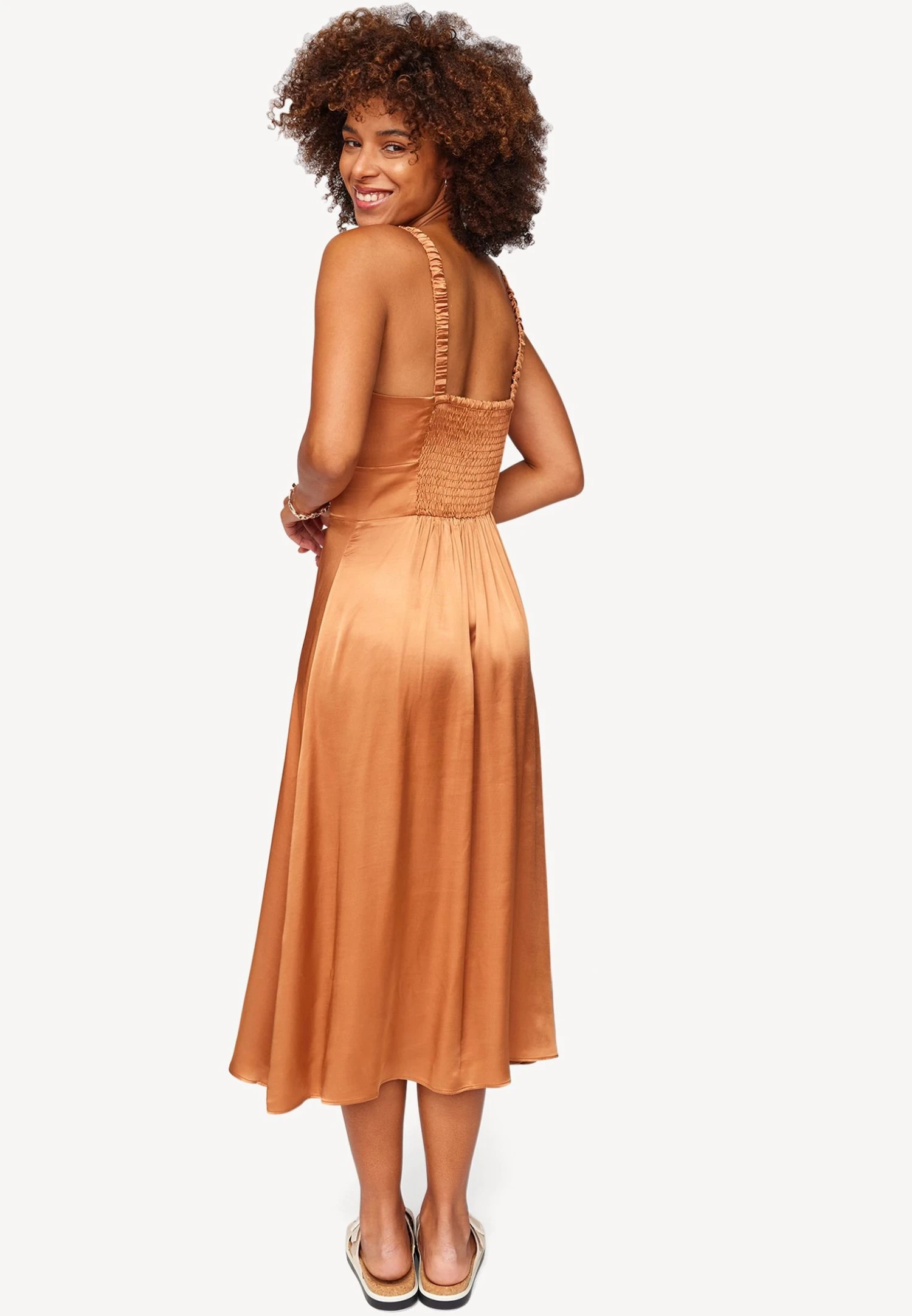 Tamaris Robe De Jour - Pecan Brown 2 Tamaris Robe De Jour - Pecan Brown – Image 2